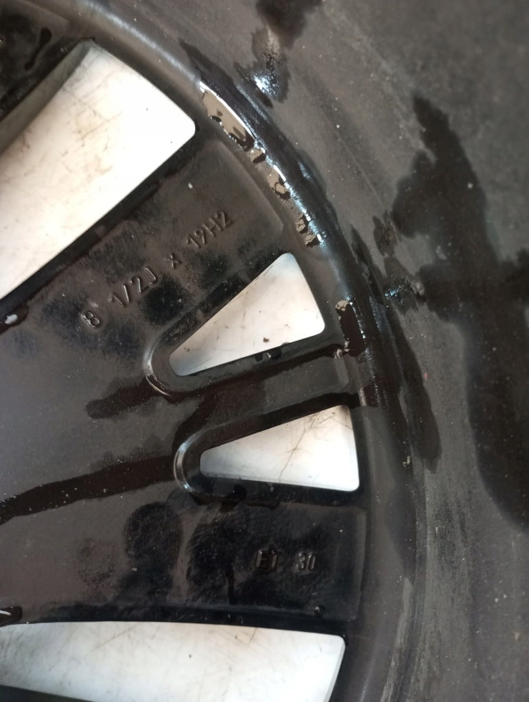1x Alufelge 19 Zoll 8.5" 5x112 30ET Glanz Schwarz A2144014100 Mercedes-Benz FEL3762252138vf