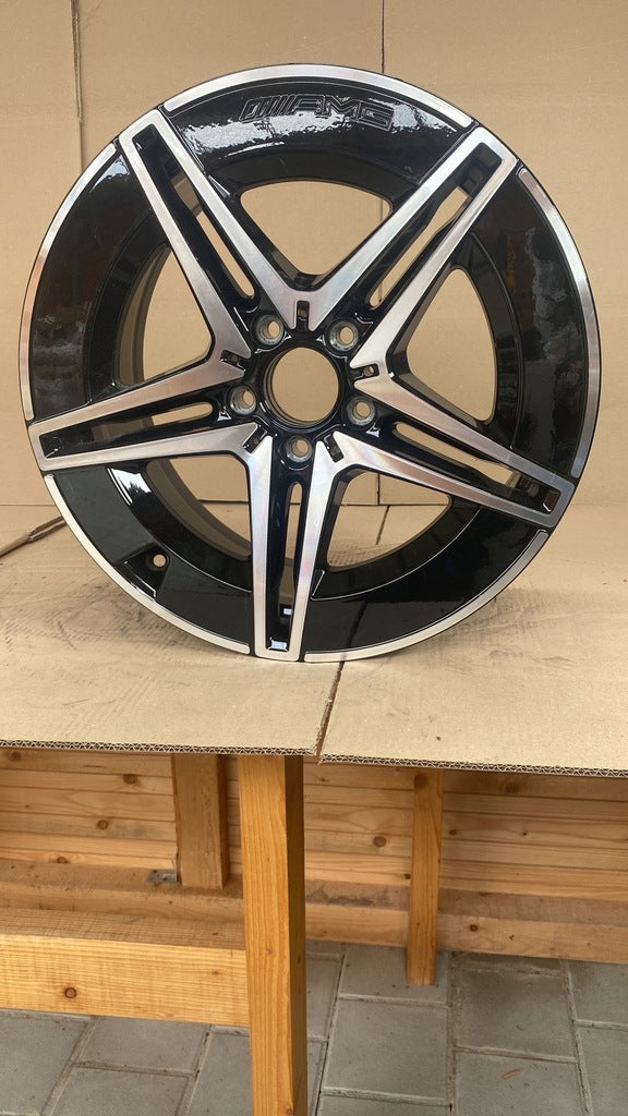 1x Alufelge 18 Zoll 9.0" 5x112 58ET Glanz Schwarz A2064016600 Mercedes-Benz W206 FEL9530925669df