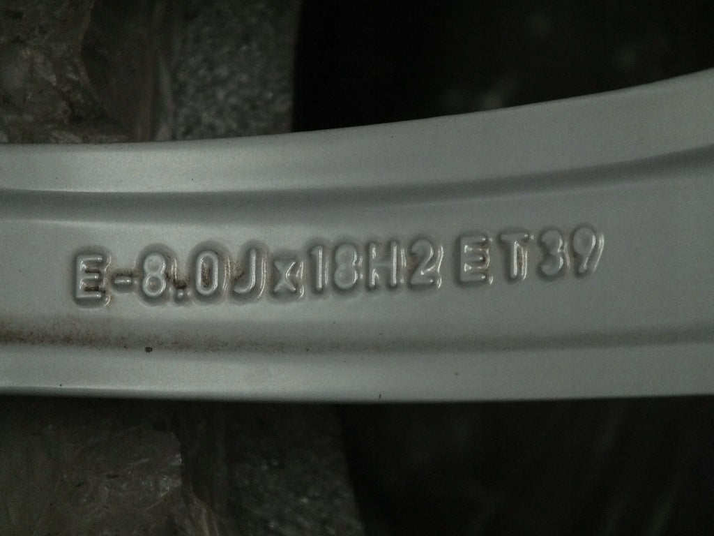 1x Alufelge 18 Zoll 8.0" 5x112 39ET Glanz Silber 4G0601025 Audi Rim Wheel FEL9622364607bv