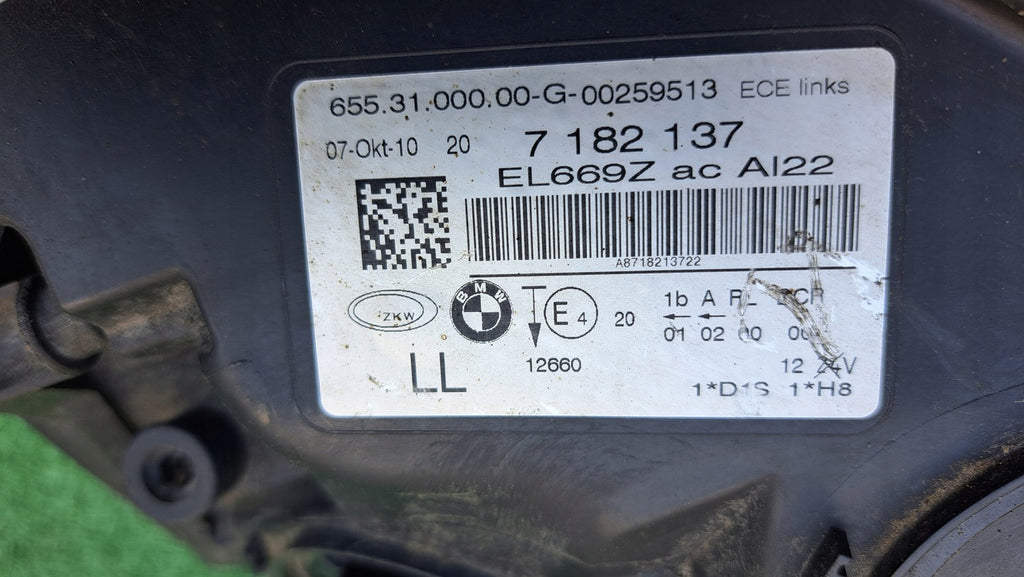 Frontscheinwerfer BMW 7 F01 F02 7182137 Xenon Links Scheinwerfer Headlight SCH1282158976ll