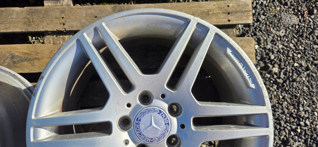 1x Alufelge 17 Zoll 8.5" 5x112 A2044014602 Mercedes-Benz W204 Rim Wheel FEL2259502009gu