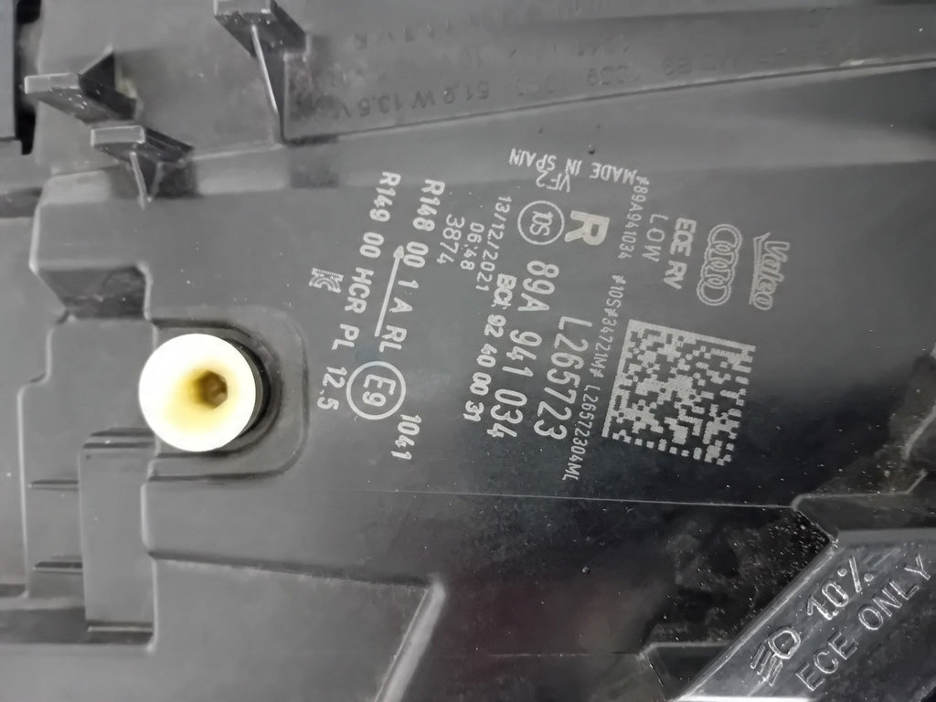 Frontscheinwerfer Audi E Tron 89A941034 LED Rechts Scheinwerfer Headlight