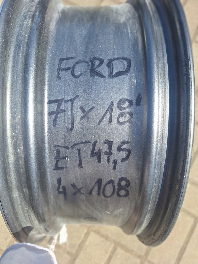 1x Alufelge 18 Zoll 7.0" 4x108 47 5ET Graphit H1BJ1007E1A Ford Fiesta Mg FEL9316646582lo