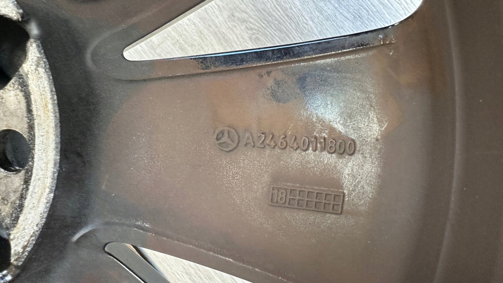 1x Alufelge 18 Zoll 7.5" 5x112 52ET Glanz Schwarz A2464011800 Mercedes-Benz W246 FEL7538193573lw
