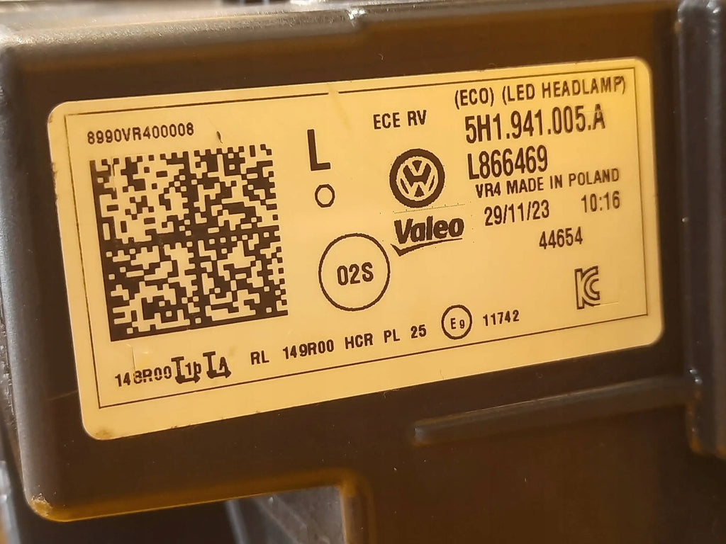 Frontscheinwerfer VW Golf VIII 5H1941005A LED Links Scheinwerfer Headlight SCH6357633172kf