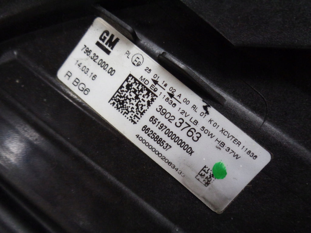 Frontscheinwerfer Opel Astra K 39023763 Full LED Rechts Scheinwerfer Headlight