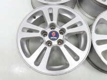 Laden Sie das Bild in den Galerie-Viewer, 4x Alufelge 16 Zoll 6.5" 5x110 41ET Glanz Silber 12804095 Saab I Rim Wheel FEL2578831969yi