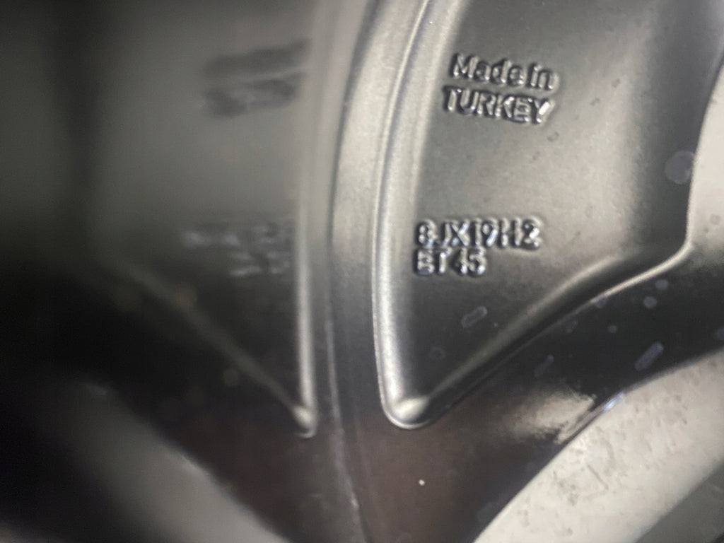 1x Alufelge 19 Zoll 8.0" 5x112 45ET Glanz Schwarz 11A601025Q 357601025H VW FEL1240854601tw