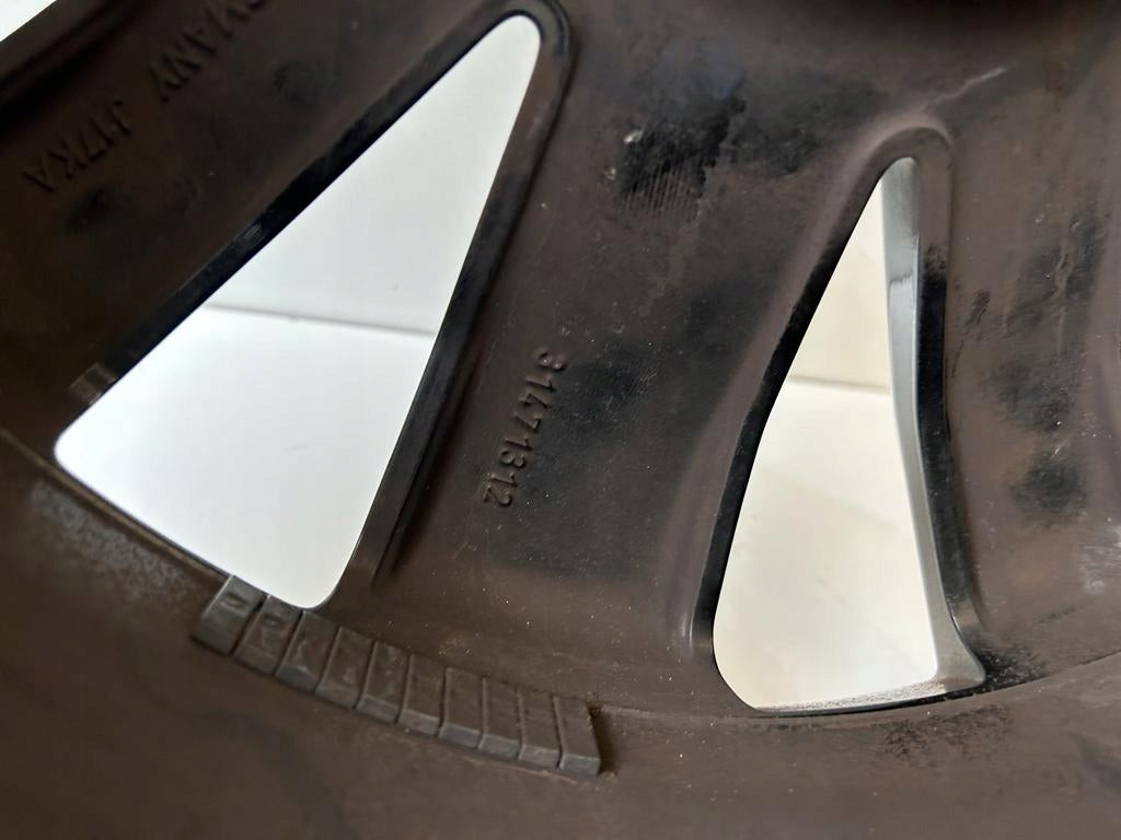 1x Alufelge 18 Zoll 8.0" 5x108 42ET Glanz Schwarz 31471312 Volvo S60 V60