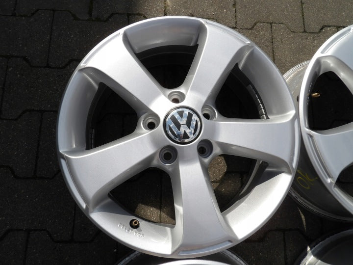 4x Alufelge 16 Zoll 6.0" 5x112 30ET VW Rim Wheel FEL7453255236pt