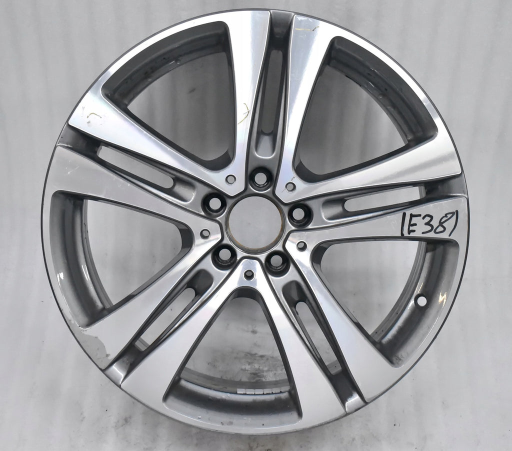 1x Alufelge 19 Zoll 7.5" 5x112 44ET Glanz Grau A2054016700 Mercedes-Benz Mg W205