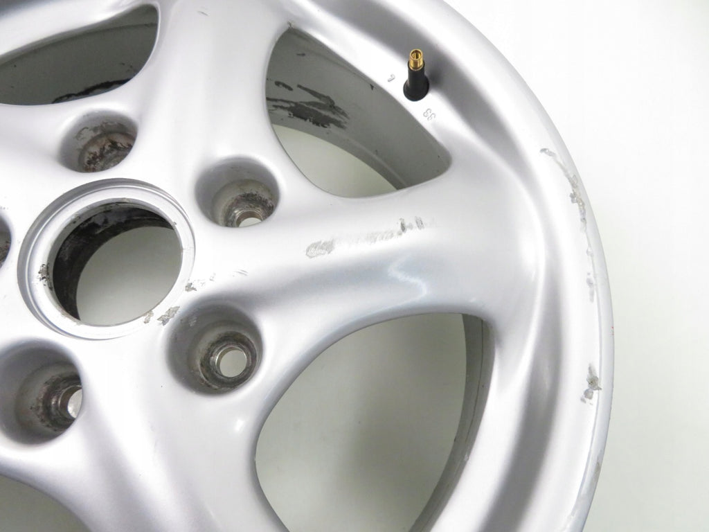 1x Alufelge 17 Zoll 7.0" 5x130 55ET Glanz Silber 99636212400 Porsche Boxster 986 FEL2332489312gc
