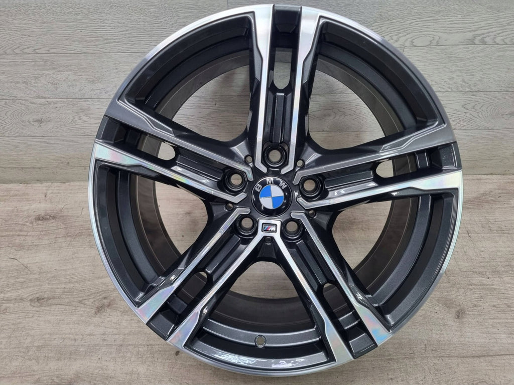 4x Alufelge 18 Zoll 8.0" 5x112 57ET Glanz Graphit 8092352 BMW 1 F40 Mg Rim Wheel FEL3187838032kv