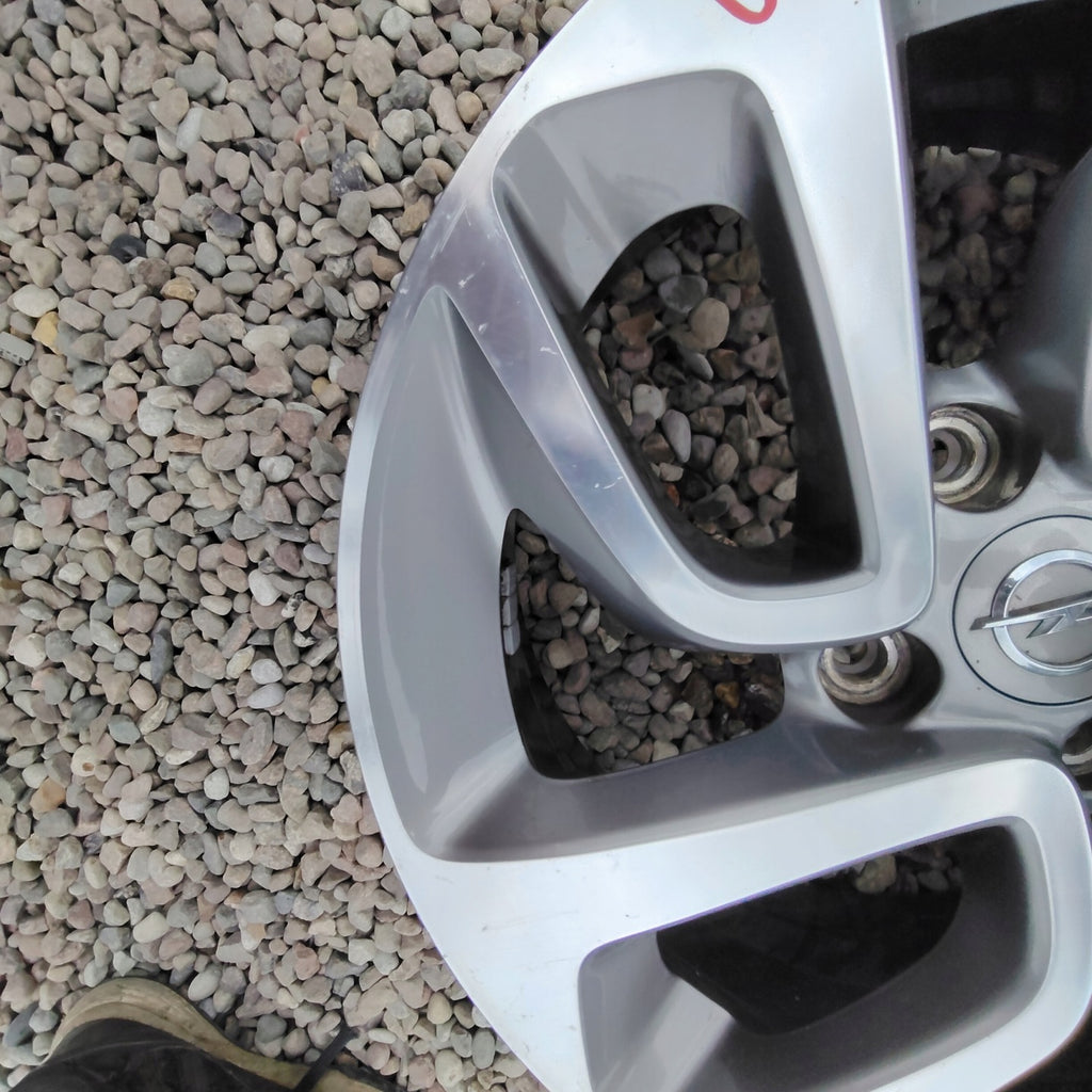 1x Alufelge 16 Zoll 6.5" 4x108 20ET Glanz Silber Opel Crossland X Rim Wheel FEL8136964116nu