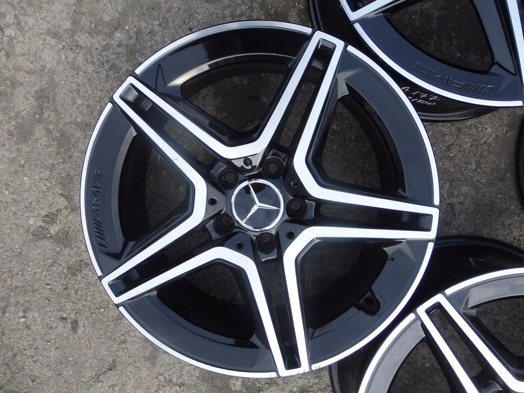 1x Alufelge 18 Zoll 7.5" 5x112 49ET Glanz Schwarz A1774011500 Mercedes-Benz W177 FEL5668621443jd