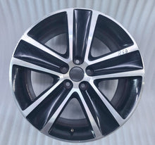 Load image into Gallery viewer, 1x Alufelge 17 Zoll 7.5&quot; 5x100 38ET Glanz Schwarz 6R0601025P VW Polo 6r
