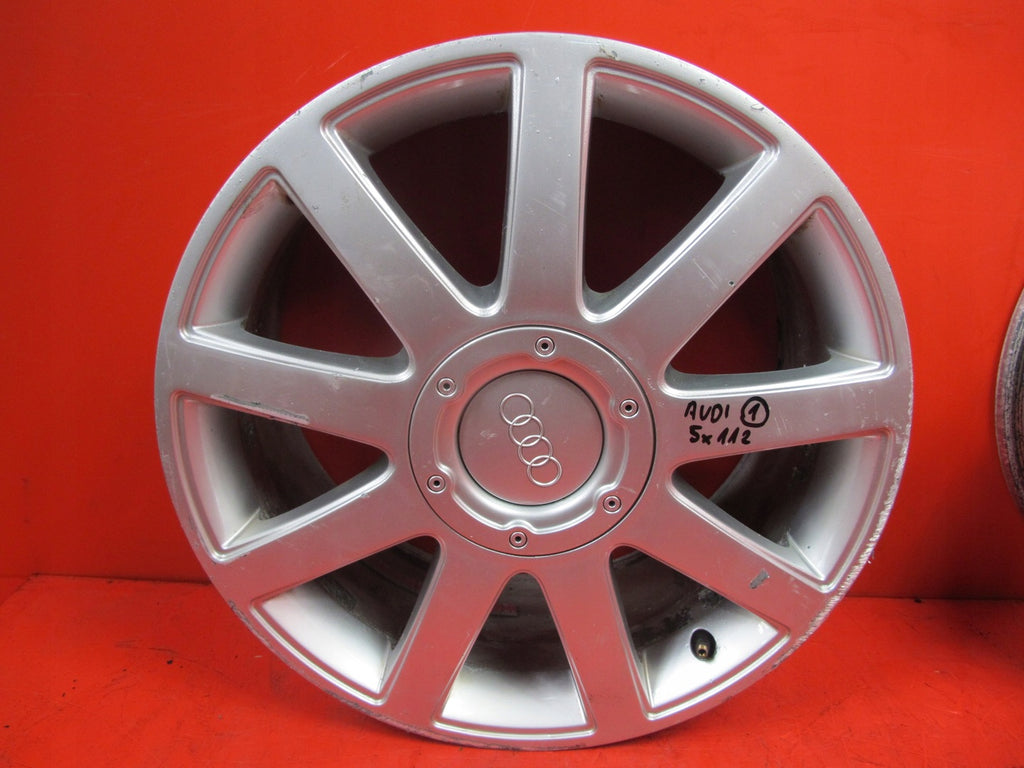 4x Alufelge 17 Zoll 7.5" 5x112 43ET Glanz Silber 8E0601025 Audi A4 B6 B7