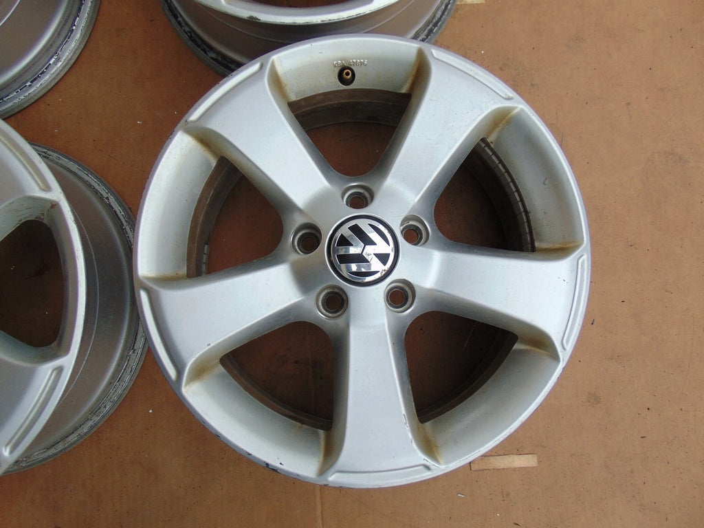 4x Alufelge 16 Zoll 6.5" 5x112 42ET Glanz Silber 3C1071496C VW Passat B7 FEL4987648266ps