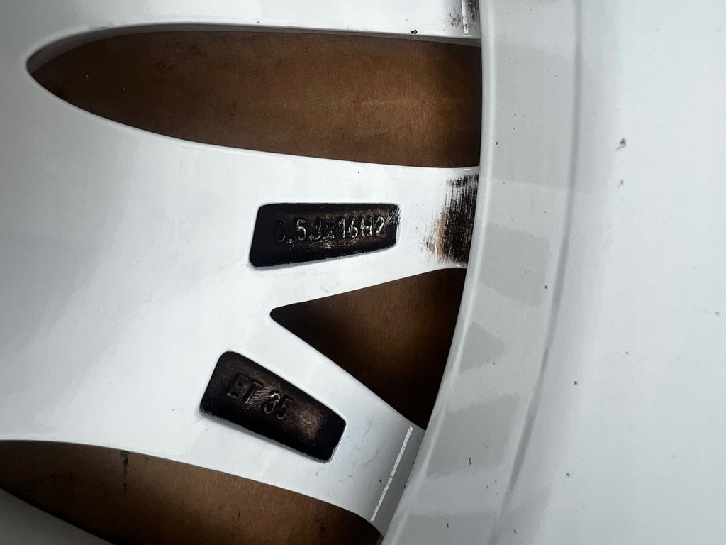 1x Alufelge 16 Zoll 6.5" 4x98 35ET Matt Graphit 51940830 Fiat 500 Mg Rim Wheel