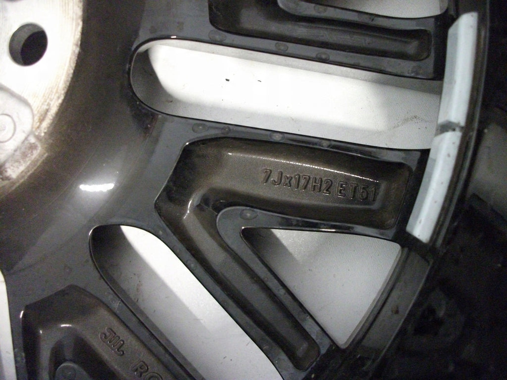 1x Alufelge 17 Zoll 7.0" 5x100 51ET Glanz Schwarz 6F0071497A Seat Ibiza