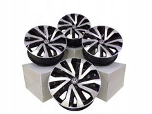 Load image into Gallery viewer, 4x Alufelge 18 Zoll 8.0" 5x112 25ET Glanz Schwarz 760601025M Audi Q7 Touareg FEL2572479853fz