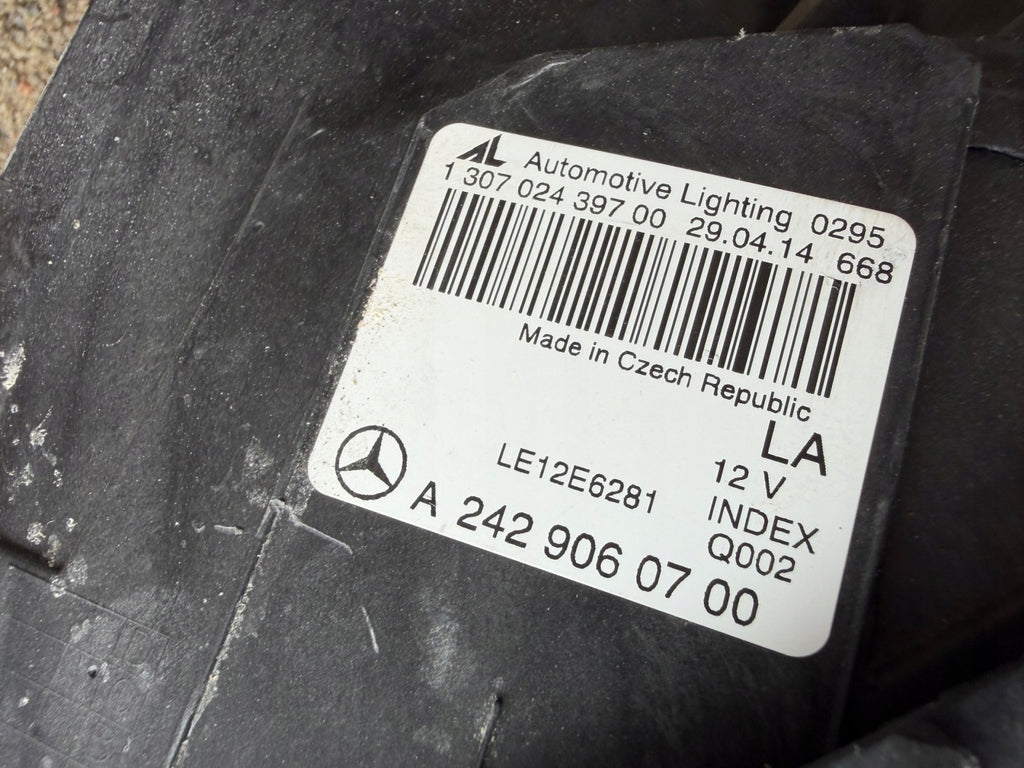 Frontscheinwerfer Mercedes-Benz W246 A2429060700 Links Scheinwerfer Headlight SCH4908184240vc