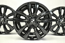 Load image into Gallery viewer, 4x Alufelge 18 Zoll 8.0" 5x112 57ET Glanz Schwarz 6855094 BMW Active F45 2 F46 FEL8708222930jl
