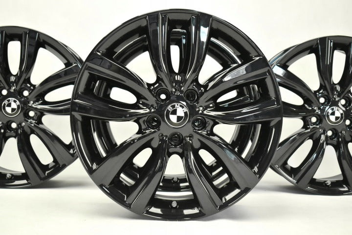 4x Alufelge 18 Zoll 8.0" 5x112 57ET Glanz Schwarz 6855094 BMW Active F45 2 F46 FEL8708222930jl