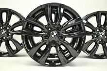 Laden Sie das Bild in den Galerie-Viewer, 4x Alufelge 18 Zoll 8.0" 5x112 57ET Glanz Schwarz 6855094 BMW Active F45 2 F46 FEL8708222930jl