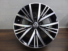 Laden Sie das Bild in den Galerie-Viewer, 4x Alufelge 16 Zoll 6.5" 5x112 46ET Glanz Schwarz 5G0601025 VW Golf Vii FEL9459933133fo