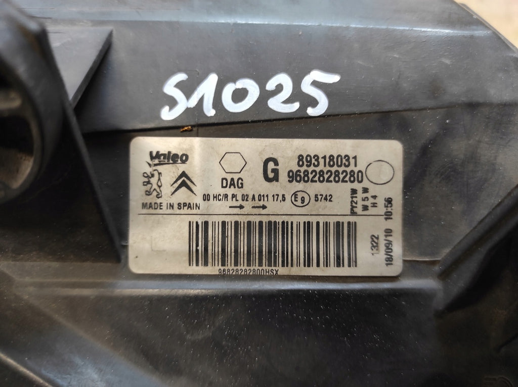 Frontscheinwerfer Citroën Berlingo II 08-9682828280 PAW4025 Links Headlight