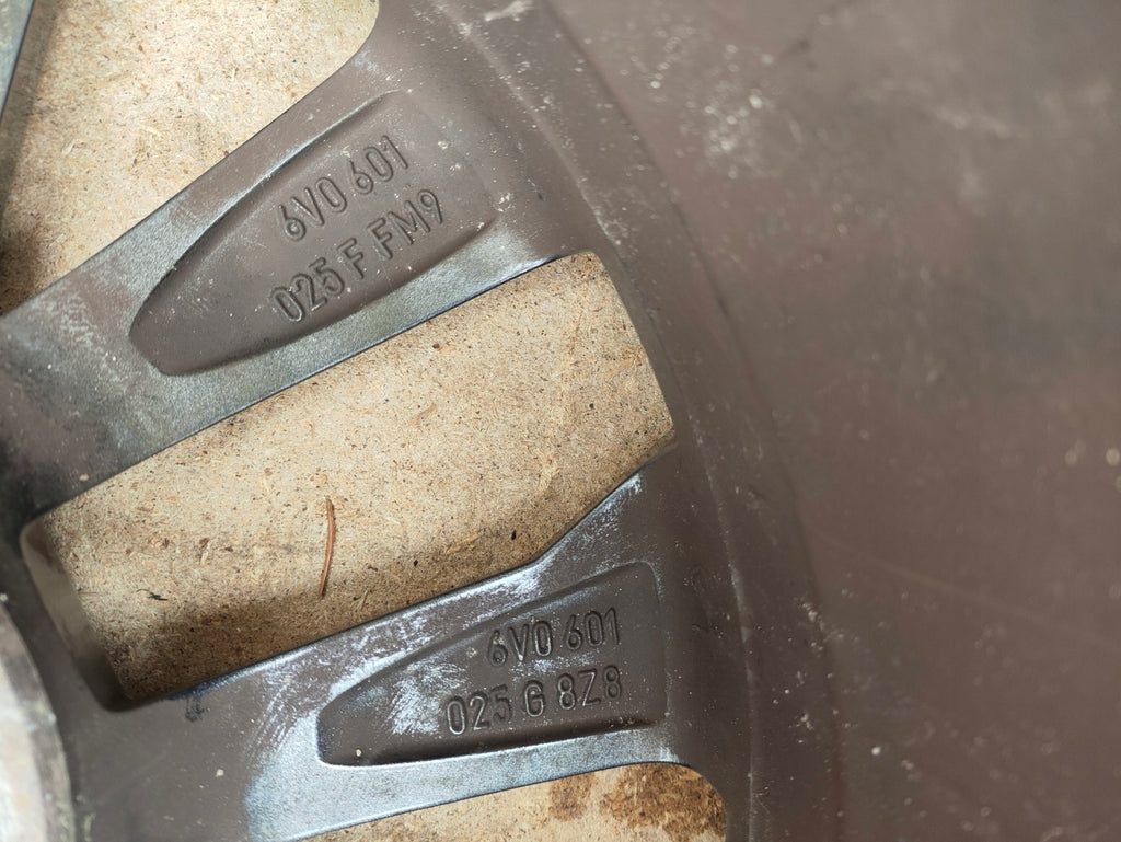 1x Alufelge 16 Zoll 7.0" 5x100 46ET Glanz Graphit 6V0601025J Mg Fabia Iii FEL3473501276cv