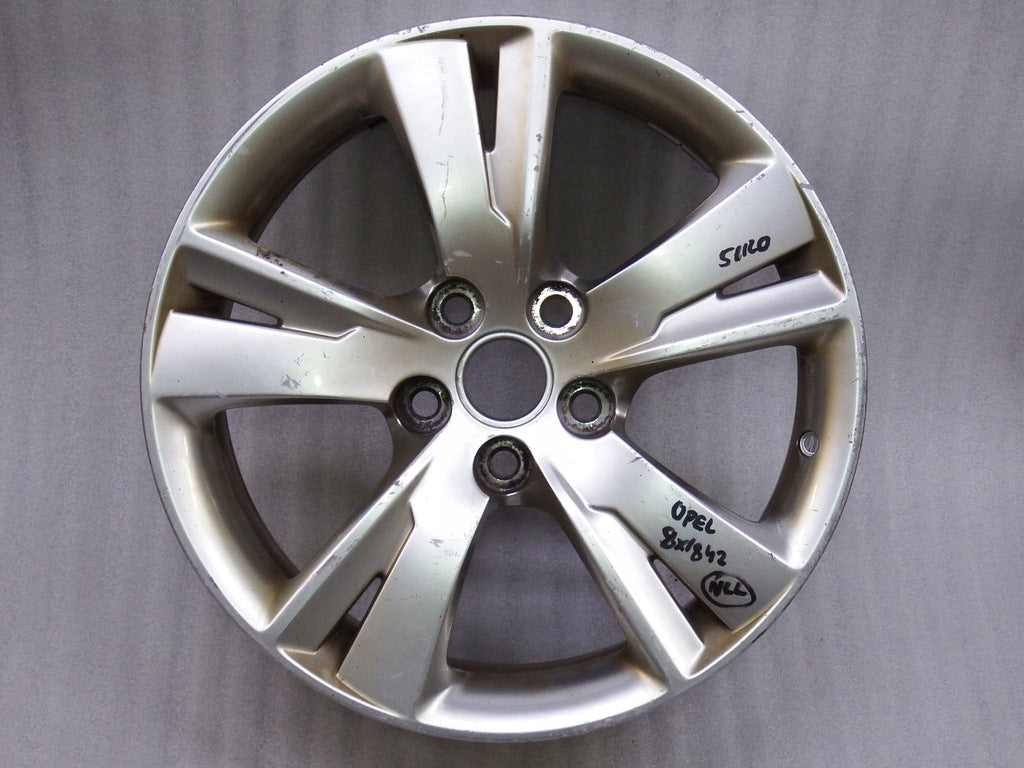 1x Alufelge 18 Zoll 8.0" 5x120 42ET Blau 13241705 Opel Insignia Rim Wheel FEL7965930004lt