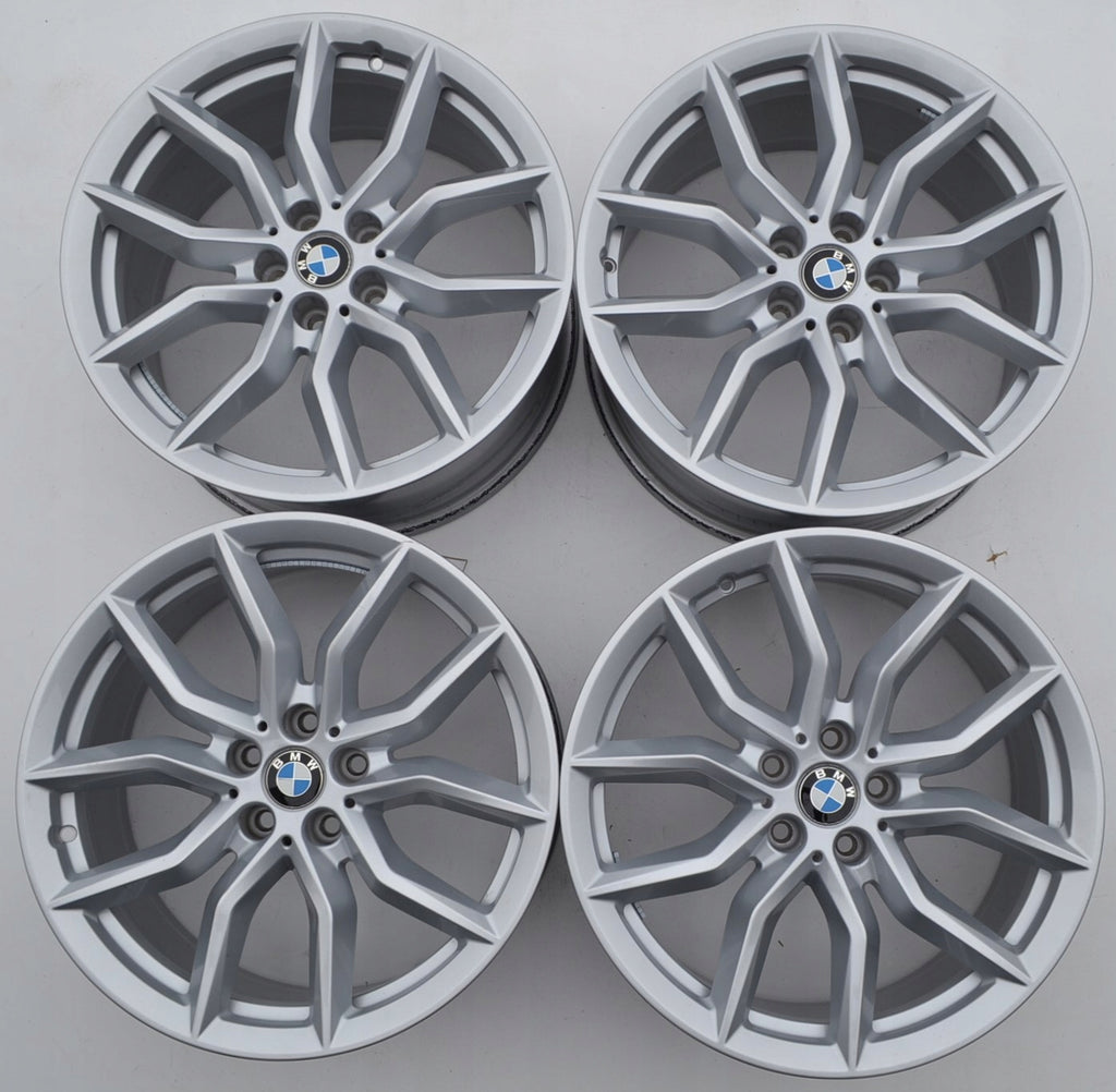 4x Alufelge 19 Zoll 9.0" 5x112 38ET Glanz Silber 6880685 BMW X5 G05 G06 FEL6967511436yz