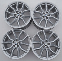 Laden Sie das Bild in den Galerie-Viewer, 4x Alufelge 19 Zoll 9.0" 5x112 38ET Glanz Silber 6880685 BMW X5 G05 G06 FEL6967511436yz
