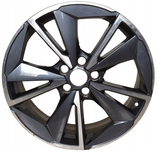 1x Alufelge 19 Zoll 7.5" 5x114.3 45ET Glanz Schwarz 6UA3A Nissan 1 Rim Wheel FEL8917611452bf