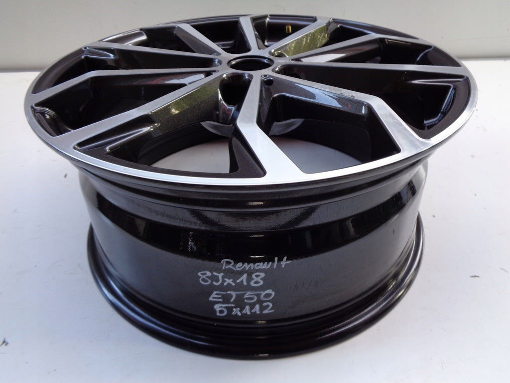 1x Alufelge 18 Zoll 8.0" 5x112 50ET Renault Rim Wheel FEL7731151277ab