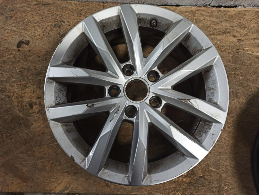 1x Alufelge 16 Zoll 6.5" 3x112 41ET Silber VW I Rim Wheel FEL6273699635hn