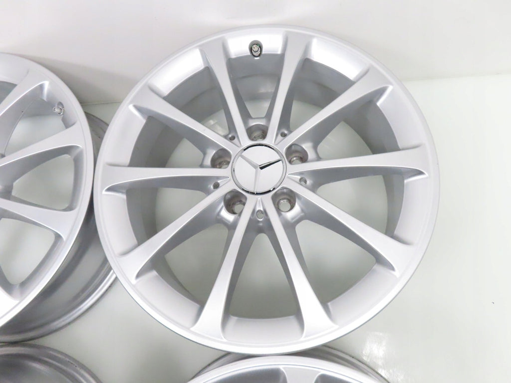 4x Alufelge 17 Zoll 6.5" 5x112 44ET Glanz Silber A1774010300 Mercedes-Benz W177 FEL1123880990vx