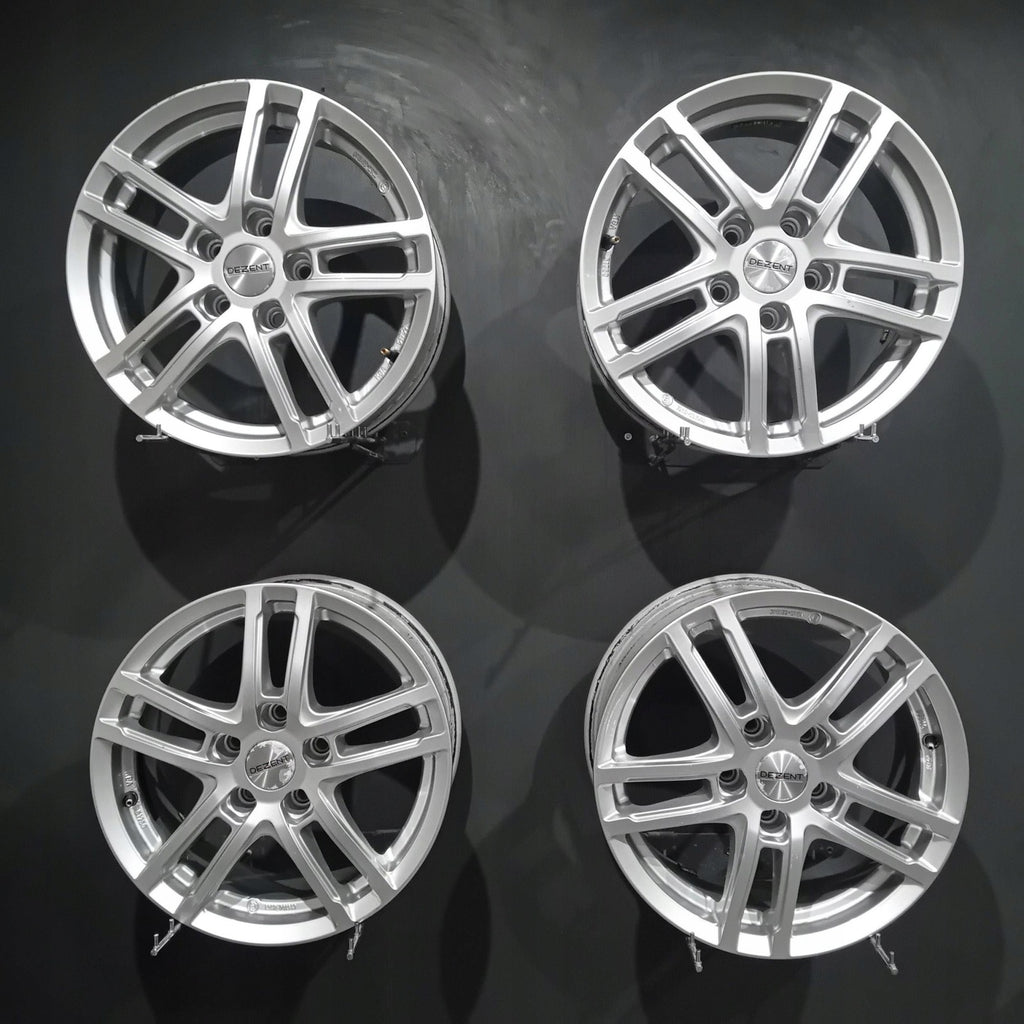 4x Alufelge 16 Zoll 6.5" 5x112 46ET Glanz Silber KBA51750 VW Golf VII I FEL2531271935nh