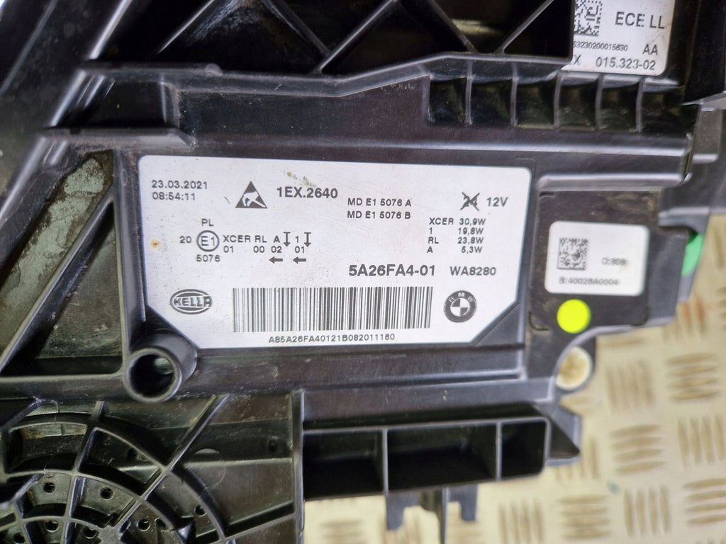 Frontscheinwerfer BMW 5 G30 5A26FA4-01 LED Rechts Scheinwerfer Headlight SCH6215840441wb