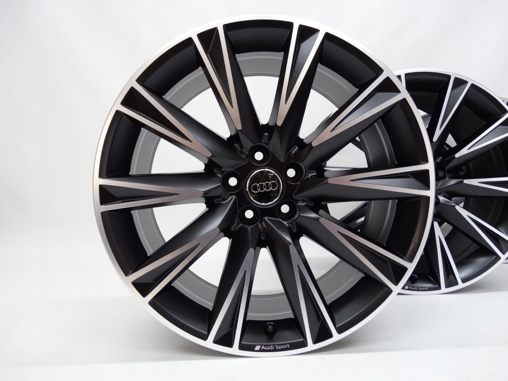 4x Alufelge 20 Zoll 9.0" 5x112 38ET Glanz Schwarz 4KE071490A Audi E-Tron FEL1000583392sw