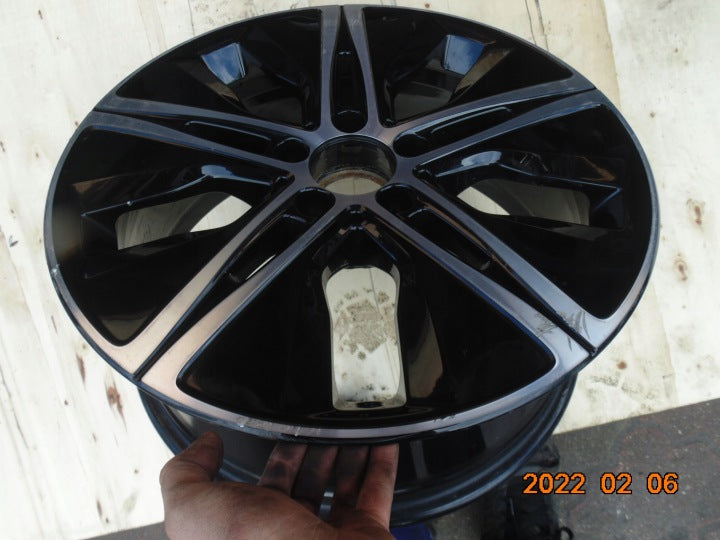 1x Alufelge 18 Zoll 7.5" 5x112 44ET Glanz Schwarz A2054018200 Mercedes-Benz W205 FEL2433012184sq