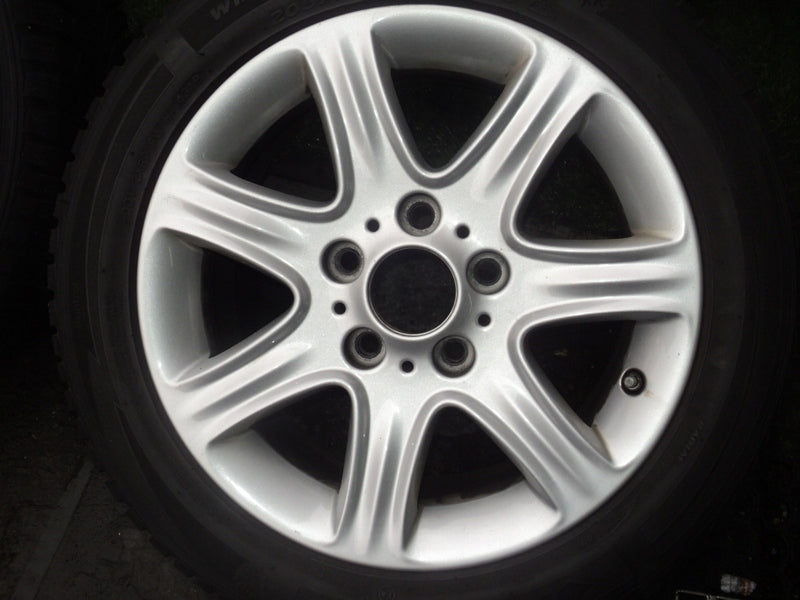 4x Alufelge 16 Zoll 7.0" 5x120 40ET Glanz Weiß 6796201 BMW E36 Rim Wheel FEL1691490200at