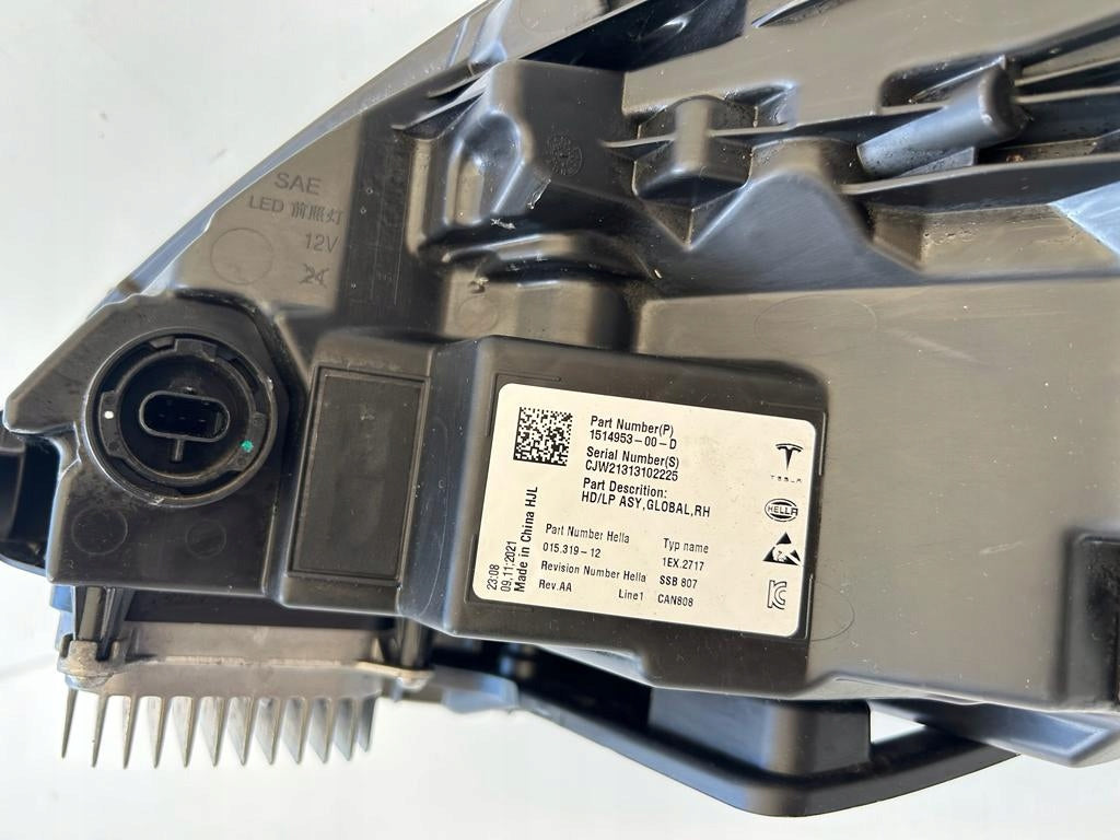 Frontscheinwerfer Tesla Model 3 Y 1514952 1514953 Full LED Ein Satz Headlight