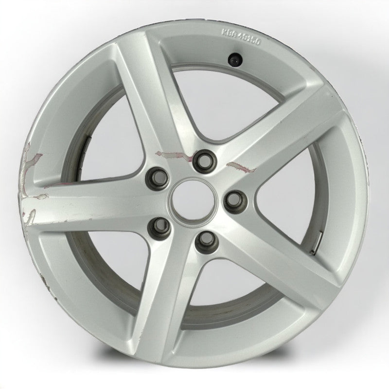 1x Alufelge 16 Zoll 6.5" 5x112 33ET Glanz Silber 7N0071496 VW Tiguan Sharan