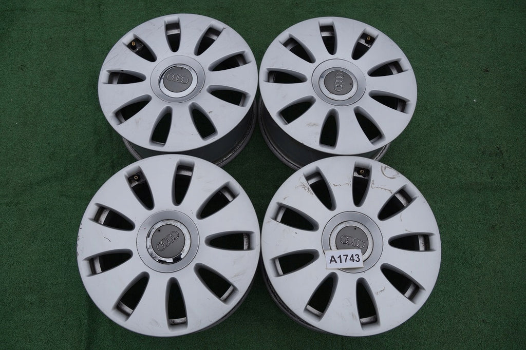 4x Alufelge 16 Zoll 7.0" 5x112 42ET Glanz Silber 8E0601025BB Audi A4 B6 B7 FEL8699467712bo