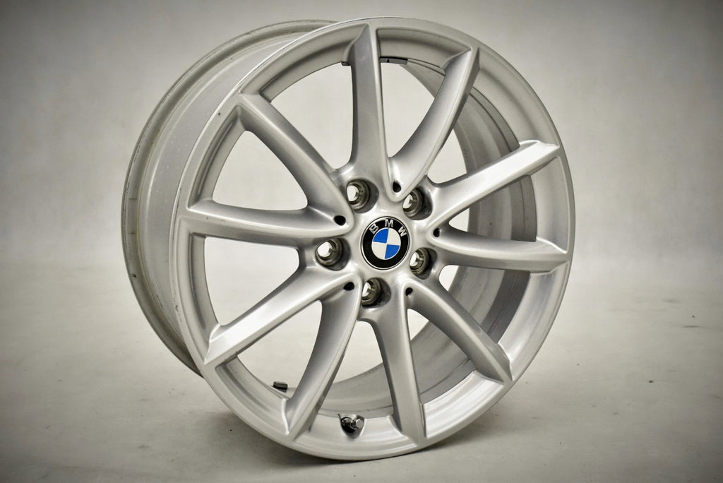 4x Alufelge 17 Zoll 7.5" 5x112 52ET Glanz Silber 6856061 BMW F45 F39 X1 F48 FEL6441222059qb