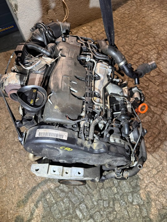 Motor VW Golf VI I CBD 2.0 TDI Diesel Engine Unkomplett MOT9393909988vn