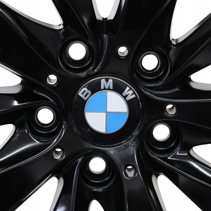 1x Alufelge 17 Zoll 7.5" 5x120 37ET Glanz Schwarz 6867126 BMW F30 F32 F31 FEL3216983322nt